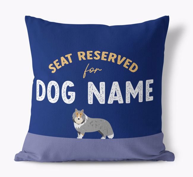 Reserved For: Personalized {breedFullName} Canvas Pillow